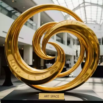 Аренда Кольцо Вихрь золото в Bridge Resort — ART SPACE