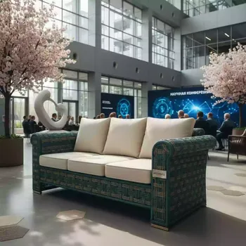 Аренда Диван Loretto плетеный искусственный ротанг в Mantera Supreme — ART SPACE