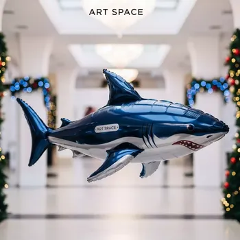 Аренда Шар фольгированный "Акула" в Gamma Sirius — ART SPACE