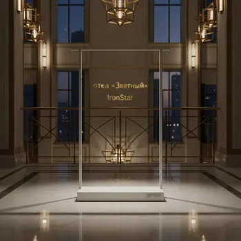 Аренда Вешалка напольная Minimal White Vers 1 в отеле «Звездный» — ART SPACE
