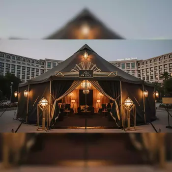 Аренда Тент палатка армейская 4,9х4,9 м в Маринс Парк Отеле — ART SPACE