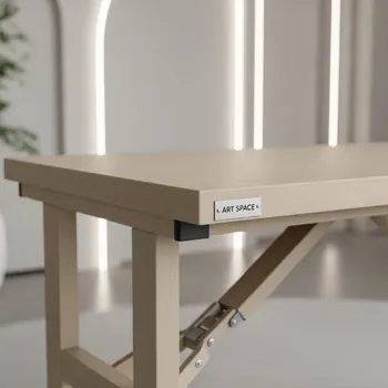 Аренда Стол пластиковый складной Sky Folding Table 60 бежевый в Сочи Парк Отеле — ART SPACE