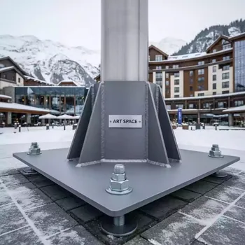 Аренда Основание с анкерами для уличного флагштока 12 м в Radisson Hotel Rosa Khutor — ART SPACE
