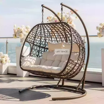 Аренда Кресло подвесное двухместное BUENO GRANDE 2XL коричневое в ресторане «Паруса» — ART SPACE