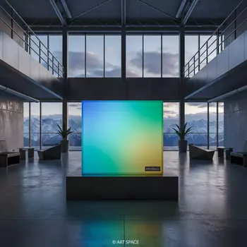 Аренда Светильник пластиковый куб LED Merry Cubo 40 Lighting на площадке Rosa Peak (2320м) — ART SPACE