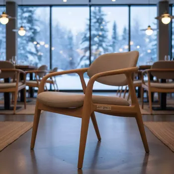Аренда Стул Wrap Wood в ресторане «Магеллан» — ART SPACE