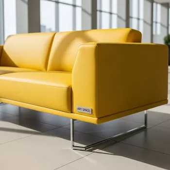 Аренда Диван линейный кожзам yellow в Cosmos Sochi Hotel — ART SPACE