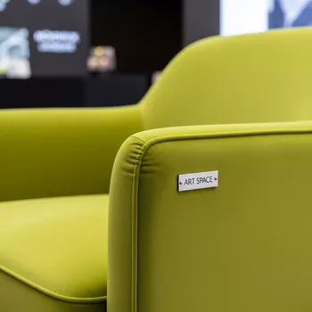 Аренда Кресло Клеон велюр салатовое в Mövenpick Hotel — ART SPACE