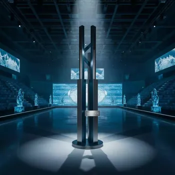 Аренда Тотем шест Pole Totem 2 4,5 м в ледовом дворце «Роза Хутор» — ART SPACE