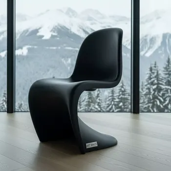 Аренда Стул пластиковый JOY чёрный в Green Flow Hotel — ART SPACE