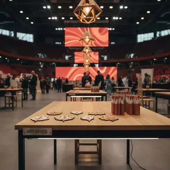 Аренда Роспись деревянных значков в Red Arena — ART SPACE