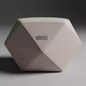 Аренда Пуф shape beige polygonal в Маринс Парк Отеле — ART SPACE