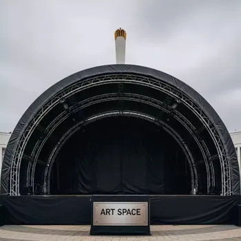 Аренда Сцена арочная 4х3 черная на Медальной площади — ART SPACE