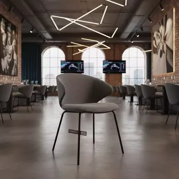 Аренда Стул серый черный Halmar Clarion в ресторане «Brunello» — ART SPACE