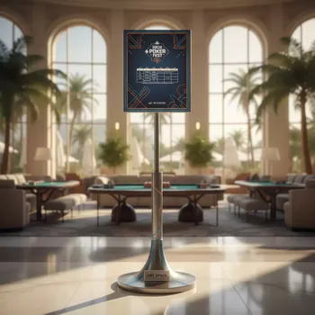 Аренда Указатель A3 с круглой подставкой в Radisson Collection Paradise — ART SPACE