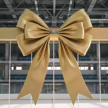 Аренда Бант золотой 13,5х242 см в Ледовом дворце «Айсберг» — ART SPACE