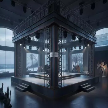 Аренда Подиум 12х10 м для показов в пляжном клубе Del Mar — ART SPACE