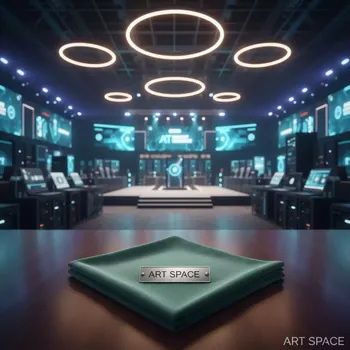 Аренда Салфетка бархатная пыльно зеленая в Ледовом дворце «Айсберг» — ART SPACE