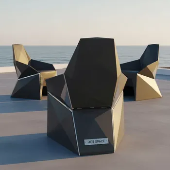 Аренда Набор MONS2C2TJ 4 шт H grey на пляжных клубах Хосты — ART SPACE