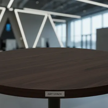 Аренда Столешница круглая Werzalit D 700 венге в Delta Sirius — ART SPACE