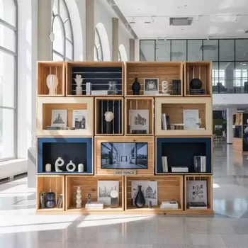 Аренда Стеллаж из ящиков в МФК «Горный» — ART SPACE
