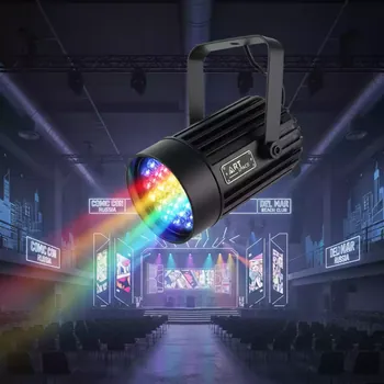 Аренда Прибор световой LED PAR 64 черный 1000 W в пляжном клубе Del Mar — ART SPACE
