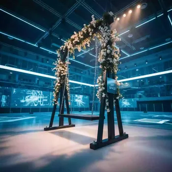 Аренда Качели Домовой в Керлинговом центре «Ледяной куб» — ART SPACE