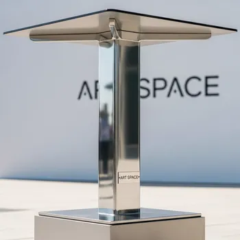 Аренда Подстолье нержавеющая сталь 1274EM в усадьбе Голицына — ART SPACE