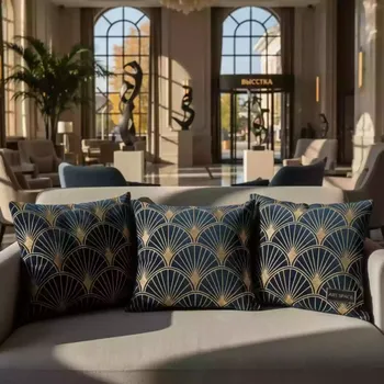 Аренда Комплект из трех подушек синих в City Park Hotel Sochi — ART SPACE