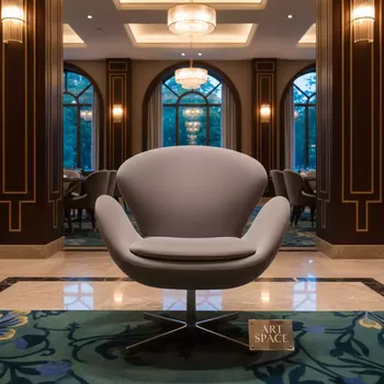 Аренда Кресло Swan lux grey в Green Flow Hotel — ART SPACE