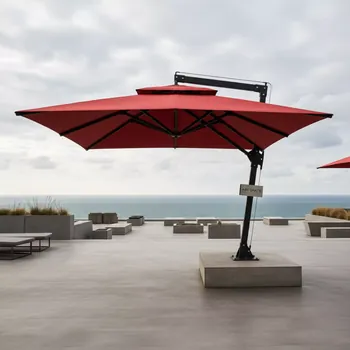 Аренда Зонт красный диаметр 300 см в Pullman Sochi Centre — ART SPACE