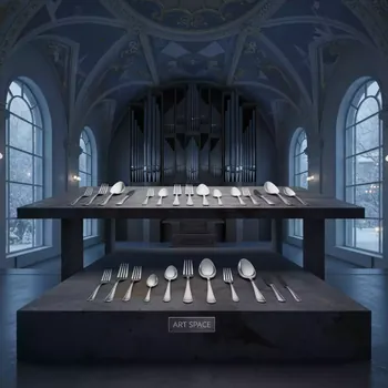 Аренда Столовые приборы серебро в Зале органной и камерной музыки — ART SPACE