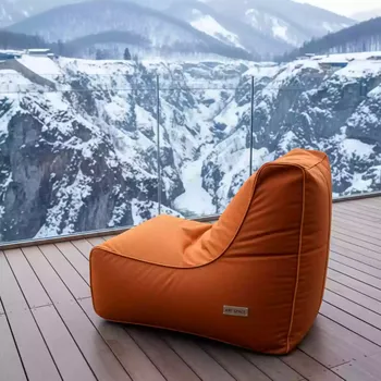 Аренда Пуф кресло мешок оранжевый 04 330OR в Skypark Sochi — ART SPACE