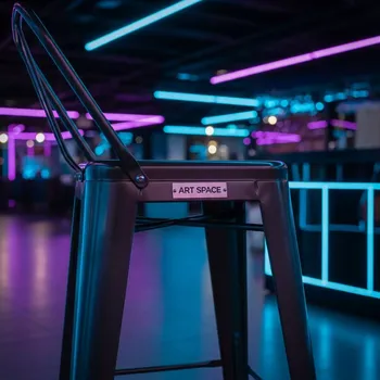 Аренда Табурет барный Tolix черный в ресторане «Магеллан» — ART SPACE