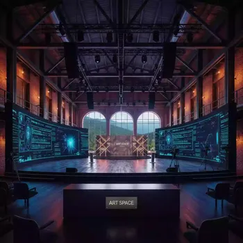 Аренда Продакшн мероприятий комплексный в ледовом дворце «Роза Хутор» — ART SPACE