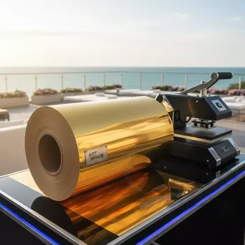 Аренда Фольга для термопереноса T.Foil M20 Metallic Gold золотая 0,3х25 м в санатории «Черноморье» — ART SPACE