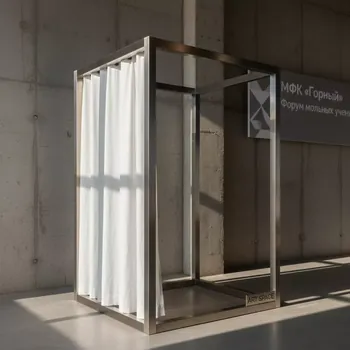 Аренда Примерочная кабина белая White в МФК «Горный» — ART SPACE