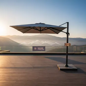 Аренда Зонт Naxos 3х3 м в Novotel Resort — ART SPACE