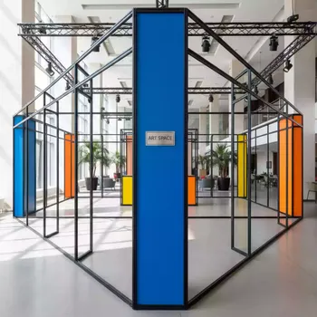 Аренда Перегородки выставочные мобильные в Маринс Парк Отеле — ART SPACE