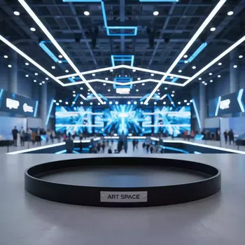 Аренда Поднос круглый резиновый 40 см в ледовом дворце «Большой» — ART SPACE