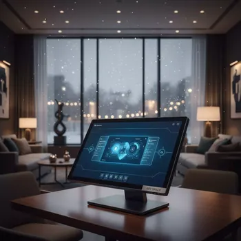 Аренда Монитор сенсорный настольный 15 дюймовый WinSonic L1585 в Mövenpick Hotel — ART SPACE