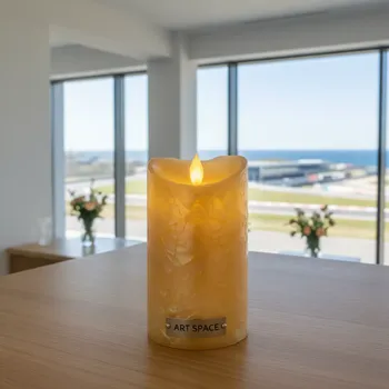 Аренда Свеча LED Ода золотой перламутр большая в Imeretinskiy Hotel — ART SPACE