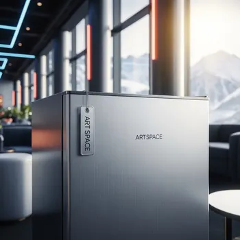 Аренда Шкаф холодильный Tesler RC 55 Silver для бара 50 л 445х465х490 мм в Rixos Krasnaya Polyana — ART SPACE