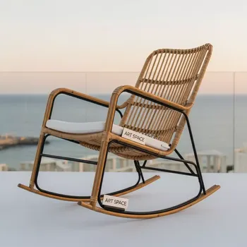 Аренда Кресло качалка из искусственного ротанга БАМБУК BAMBOO в Grand Karat Sochi — ART SPACE