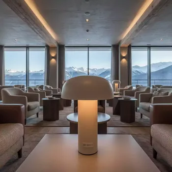 Аренда Лампа Solna 29 см бежевый алюминий полимер в Rixos Krasnaya Polyana — ART SPACE