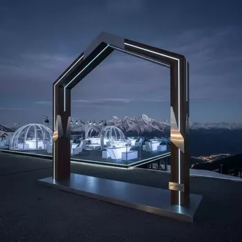 Аренда Арка деревянная Джотто на площадке Rosa Peak (2320м) — ART SPACE