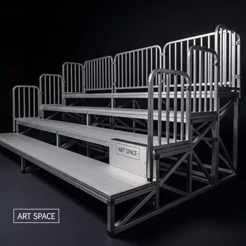 Аренда Трибуны двухсекционной Layher 4 ряда в ресторане «Сыроварня» — ART SPACE