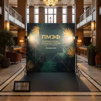 Аренда Прожекторы световые для пресс волла 3 шт в Mövenpick Hotel — ART SPACE