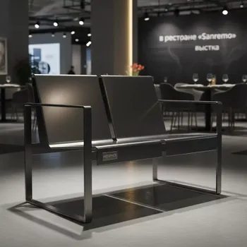 Аренда Шезлонг двухместный металлический Shine в ресторане «Sanremo» — ART SPACE
