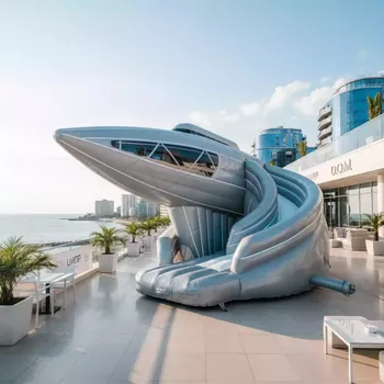 Аренда Батут с горкой Кораблик в ресторане «D.O.M» — ART SPACE